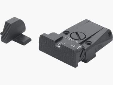 LPA SPR30SS07 Set di mirini micrometrici per SIG-Sauer P229, P320 e Springfield XD - Immagine di mira nera