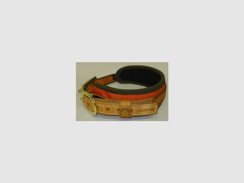 Schweißhalsung Gr.M - 48-60cm Orange/Olive