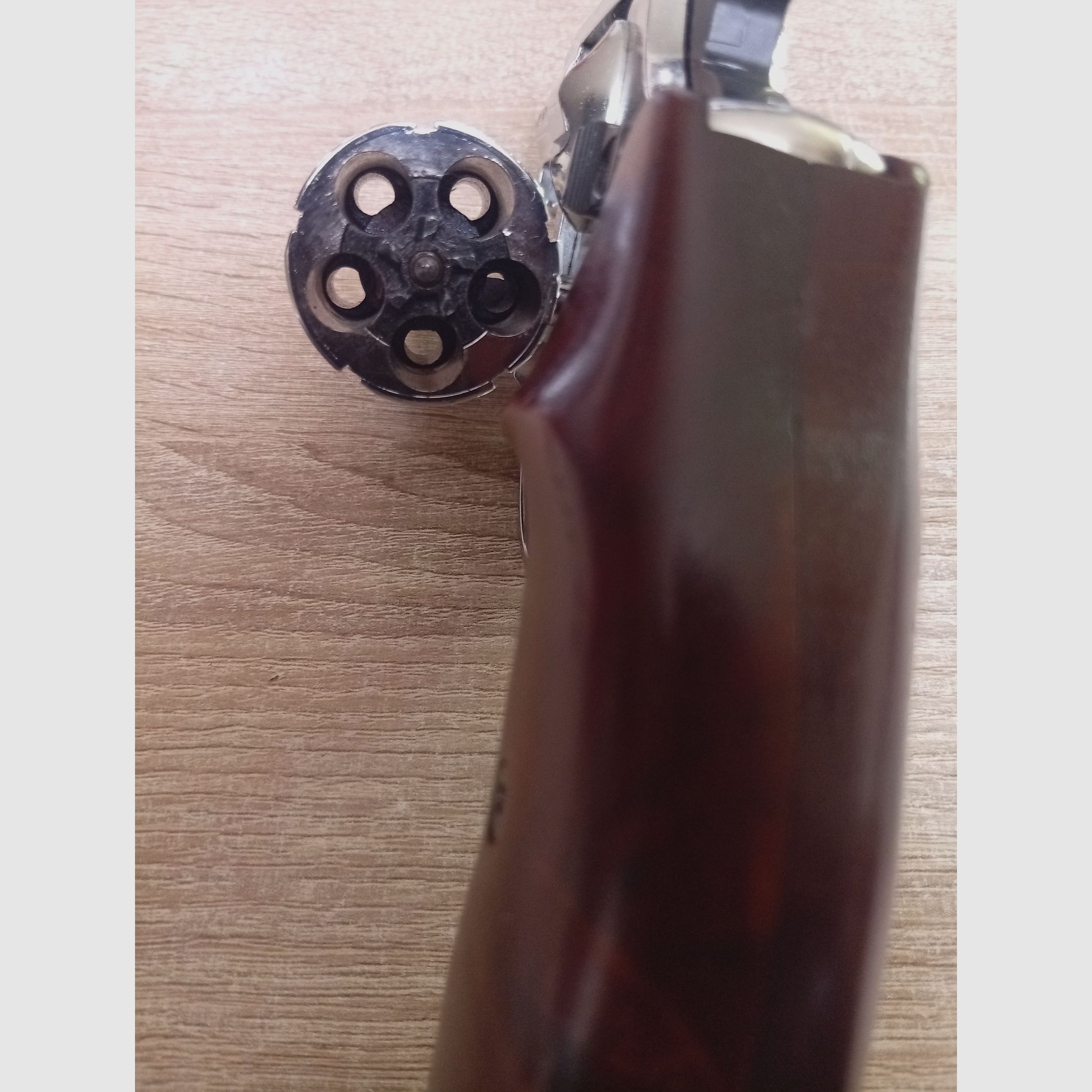 ME 38 Pocket Chrom avec plaquettes en bois