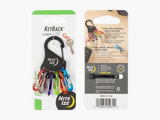 Nite Ize KeyRack S-Biner Multicolor
