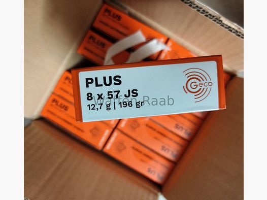 Geco Plus 8 x57 IS 12.7g/ 196grs.