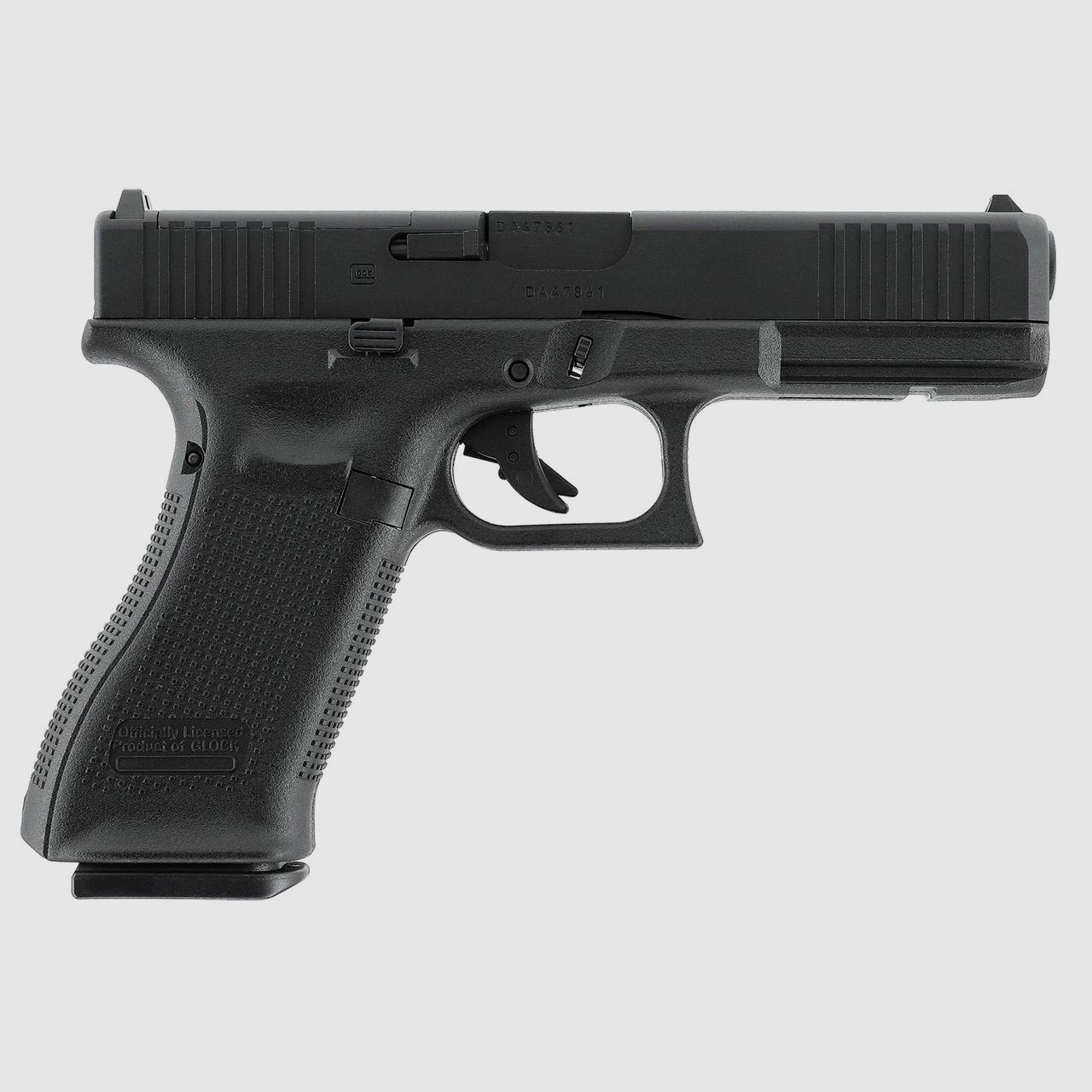 CO2 Softair Pistole Glock 17 Gen5 MOS Blow Back CNC-Aluminiumschlitten Kaliber 6 mm BB (P18)