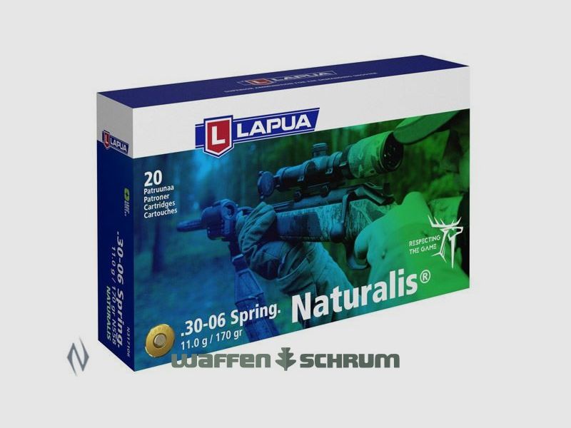 Lapua .30-06Spring Naturalis 11,0g - 169gr.