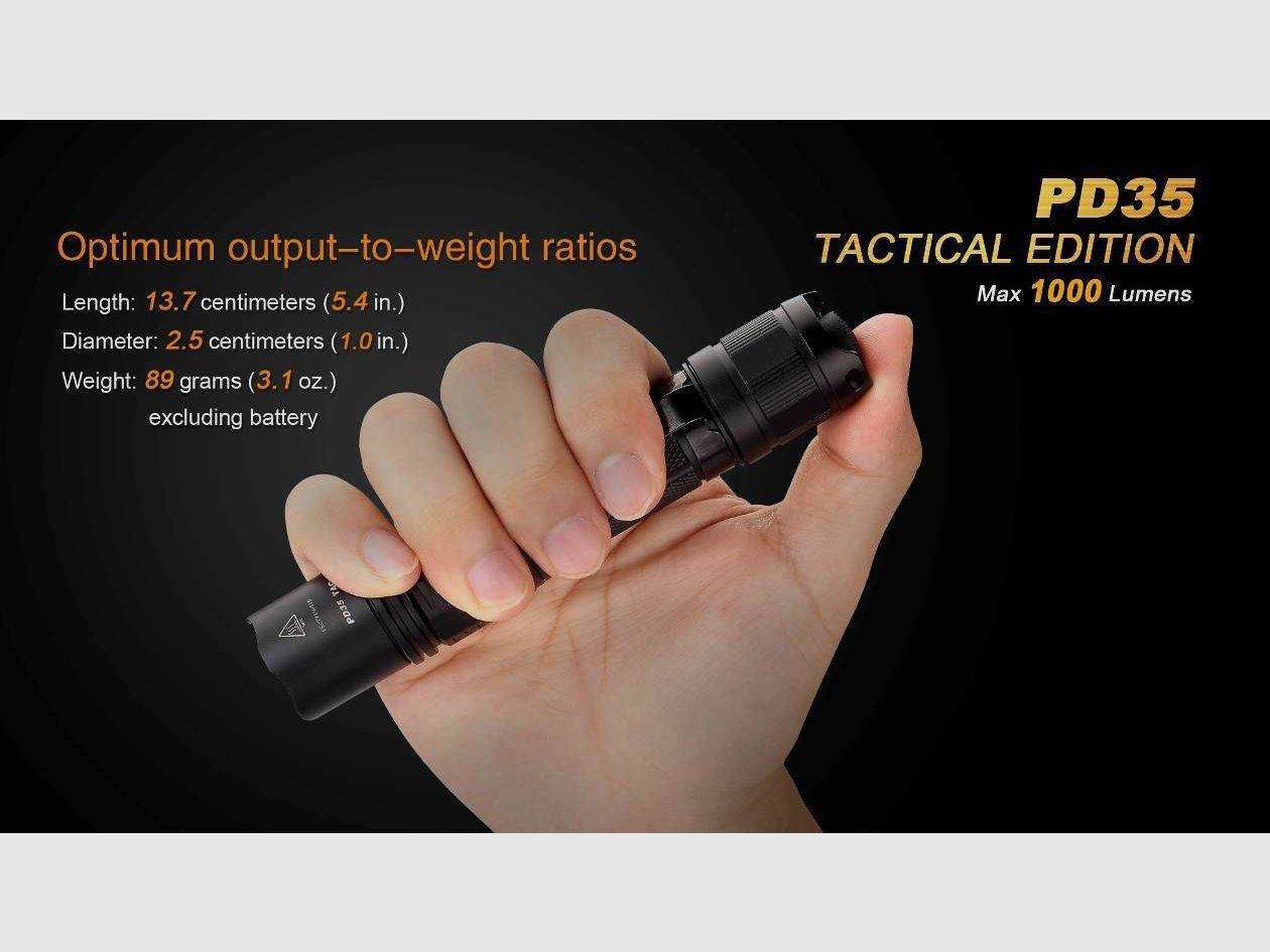 TORCHE FENIX PD35 TACTICAL 1000 Lm, image 1 sur 8