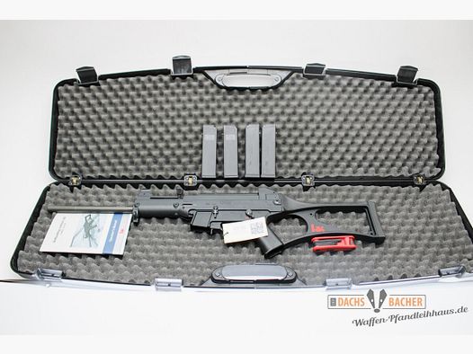 SL Büchse H&K Heckler & Koch USC Kal. 45ACP mit 4 Magazinen Koffer