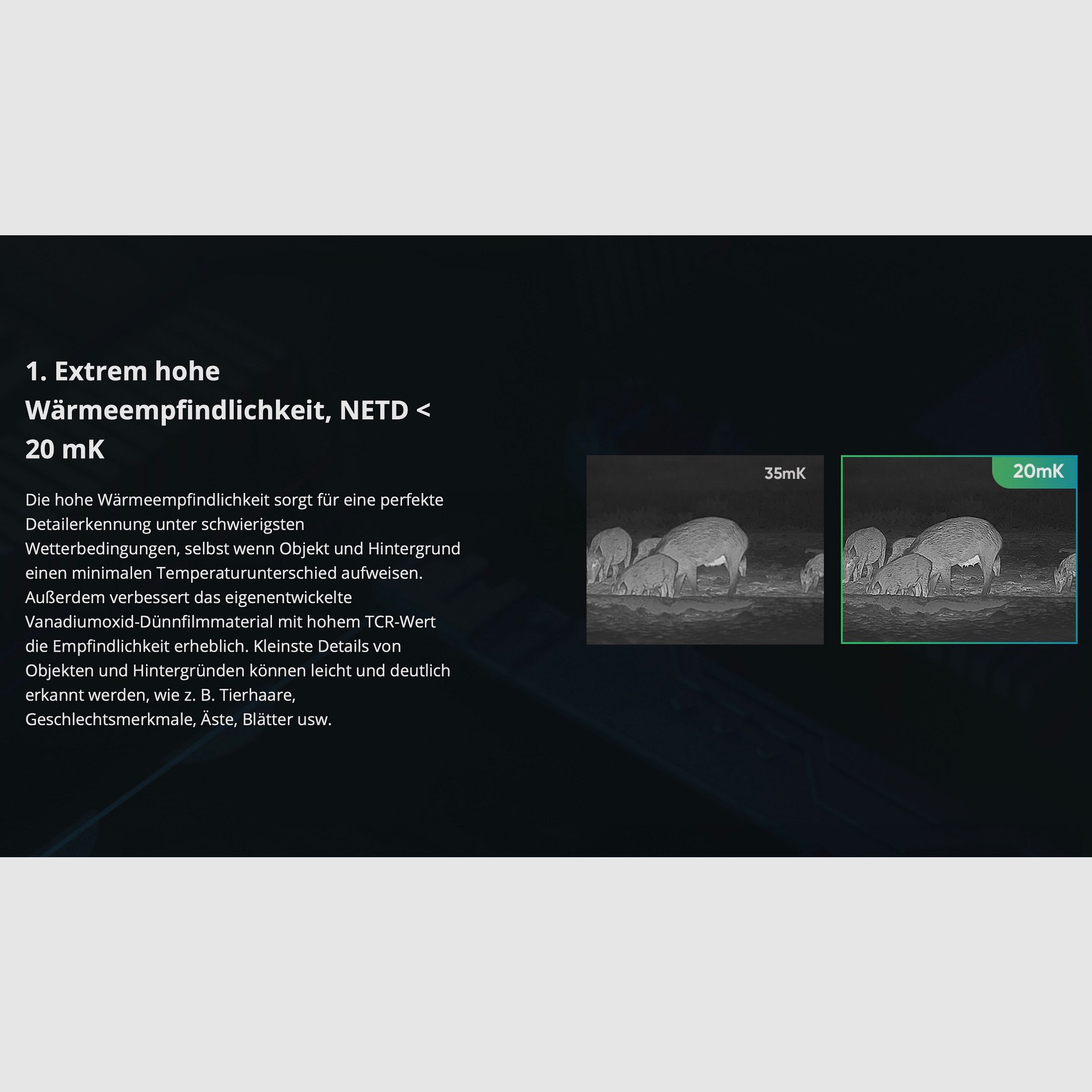 Hikmicro Monocolo Falcon FQ35 telecamera termica 640 x 512 12 μm <20 mK