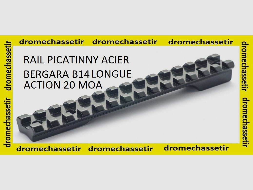 Picatinny-Schiene aus Stahl, Rusan, für Bergara B14, lange Aktion, 20 Moa