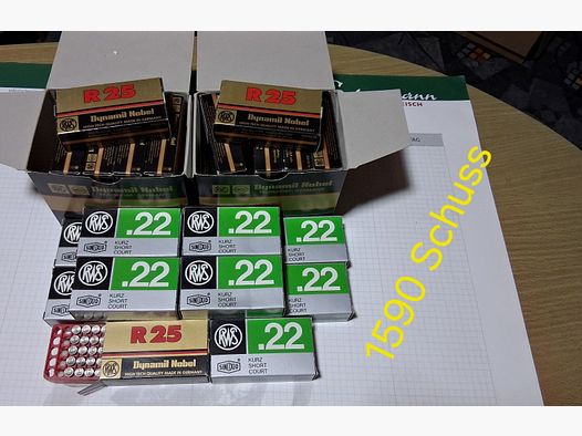 Munition RWS 22 Kurz