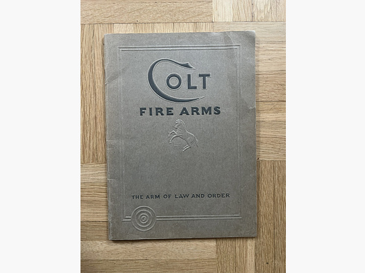 Colt Firearms Katalog von 1933 - Original für den Colt Sammler