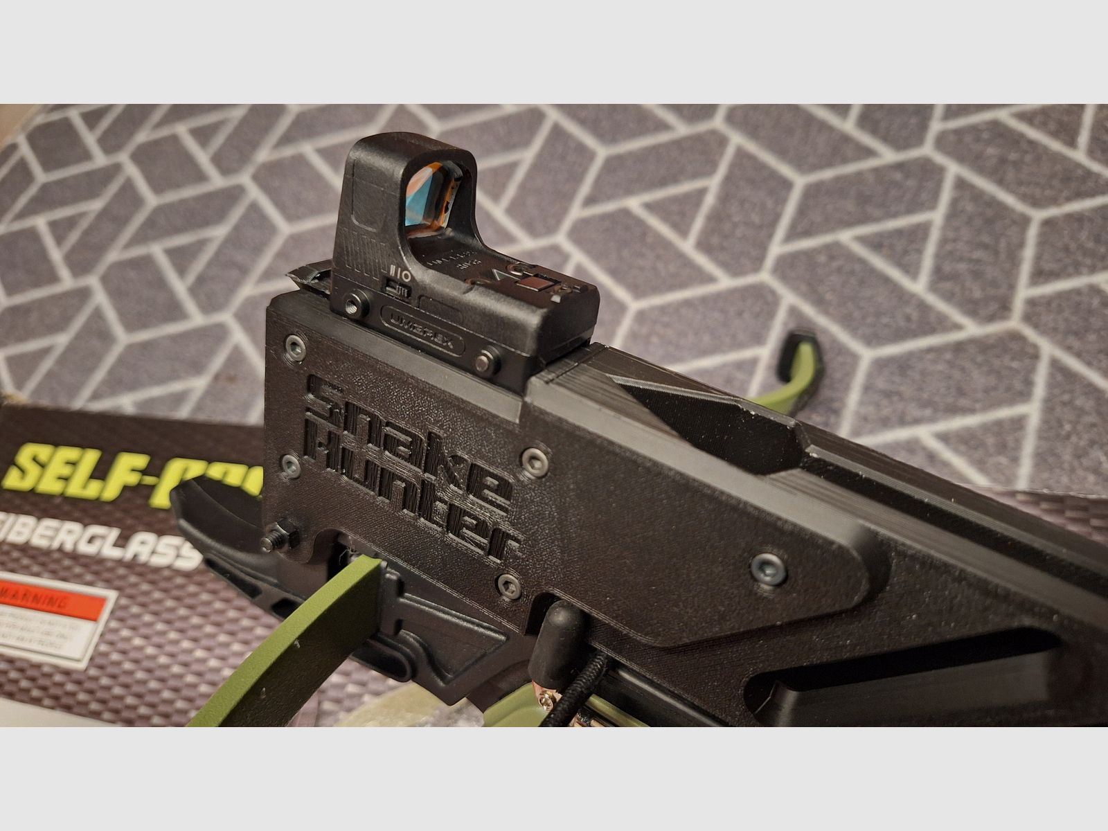 Pistolen-Armbrust "Snake Hunter" 7Schuß Magazin/Red Dot/Tasche-NEU!