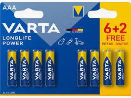 VARTA 8 BATTERIE LR3