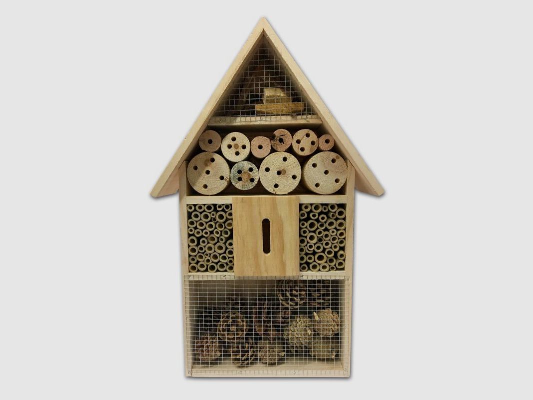 Insektenhotel Nistkasten Überwinterungshilfe Groß 48x31x10cm