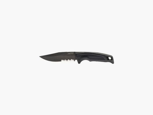 SOG Recondo FX Black partially serrated tactical knife