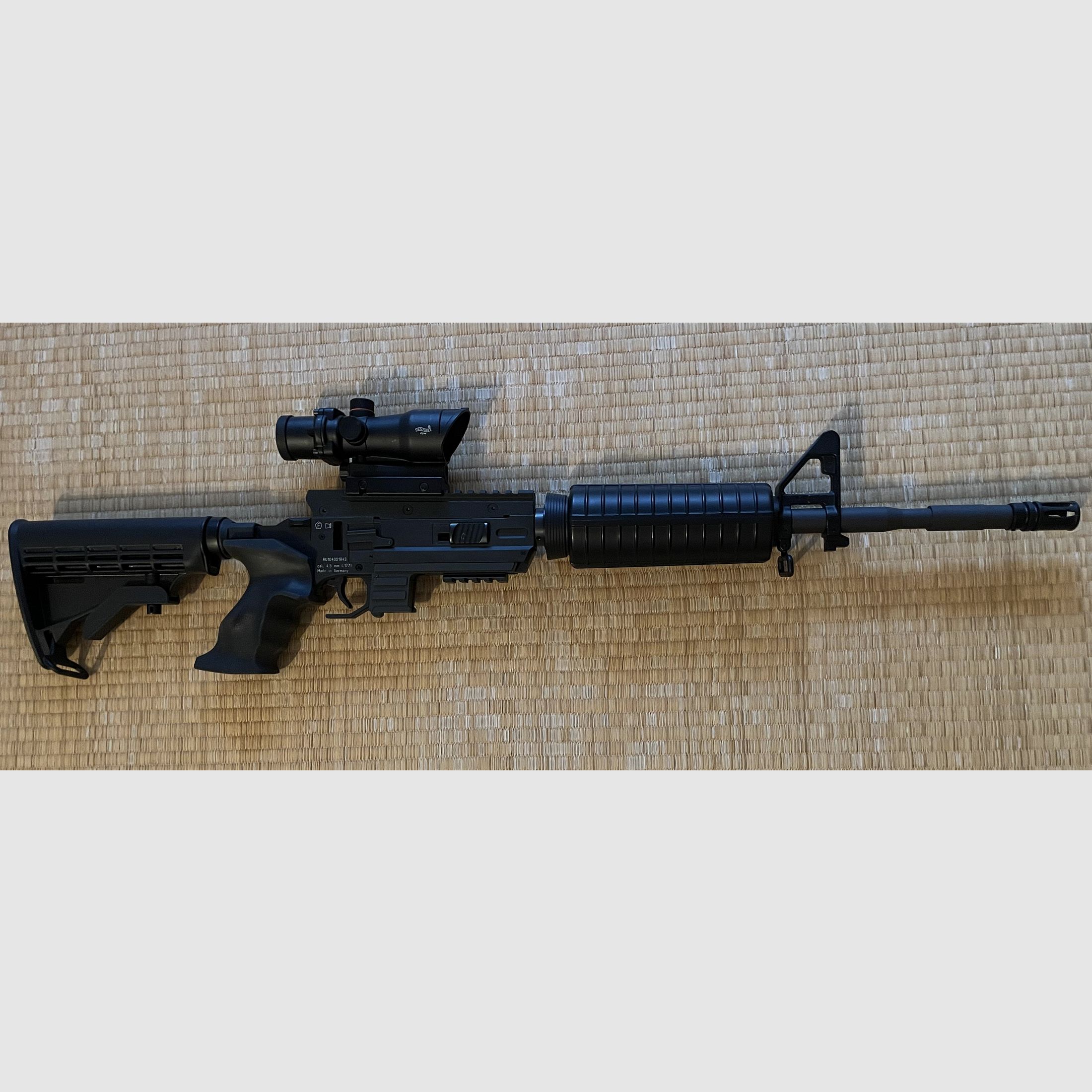 Röhm TacFour Black Rifle Co2 fucile con accessori