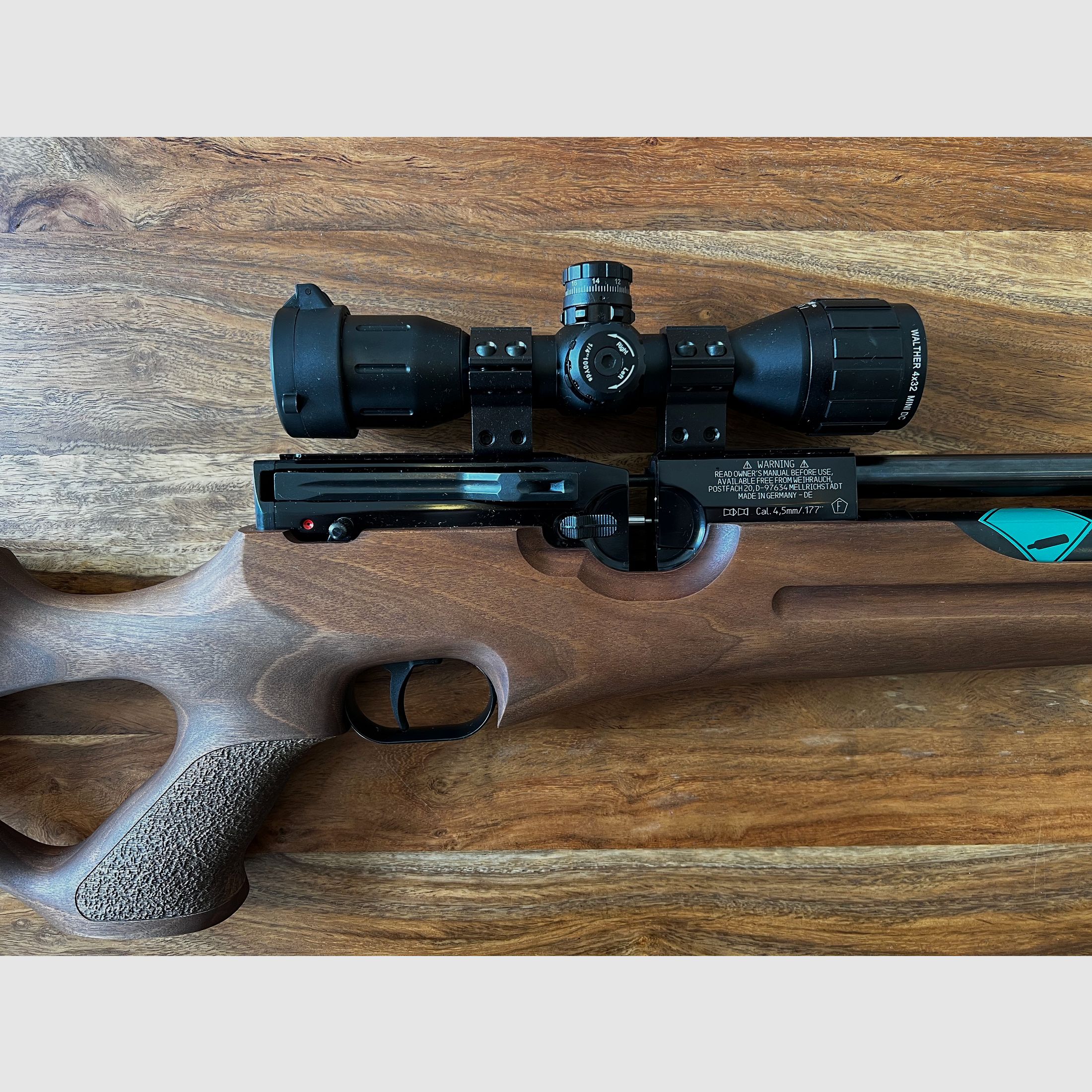 Weihrauch Sport Pressluftgewehr HW 100 TK Komplettpaket