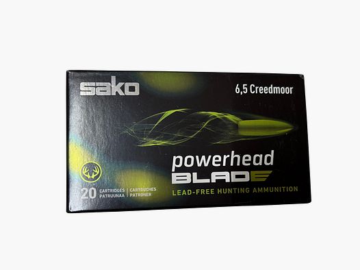 SAKO Powerhead Blade 6.5 Creedmoor 120grs 7.8g SP lead-free