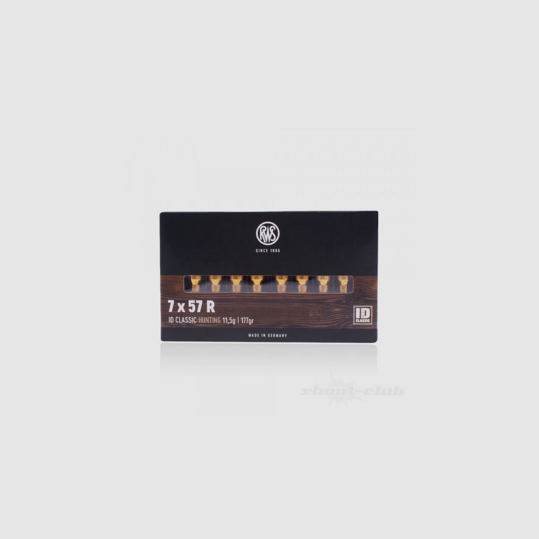 RWS ID CLÁSICO DE CAZA - 7X57R 117GRS. - 20 DISPAROS