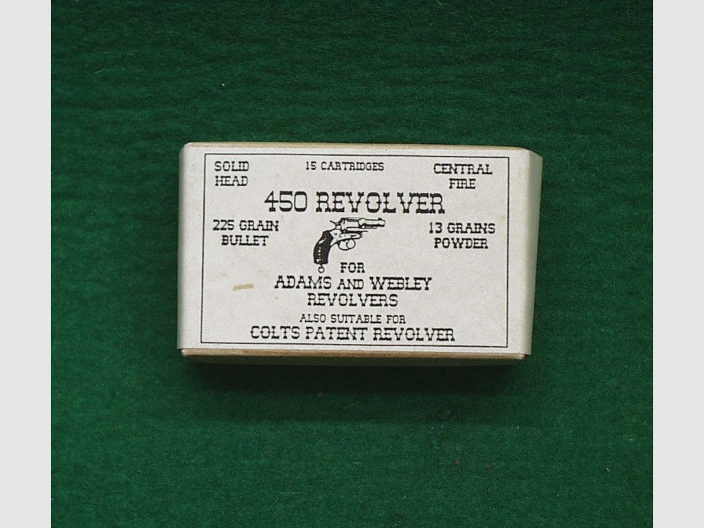 Replika Patronenschachteln .450 Revolver