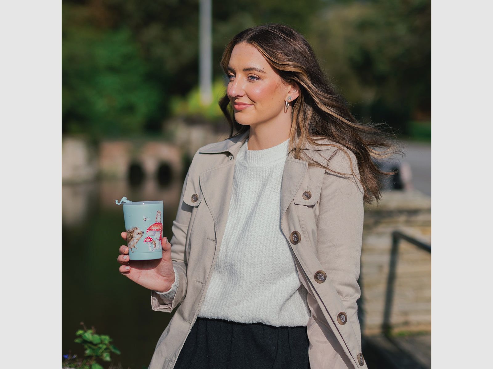 Wrendale Thermo-Kaffee-Becher mit Maus