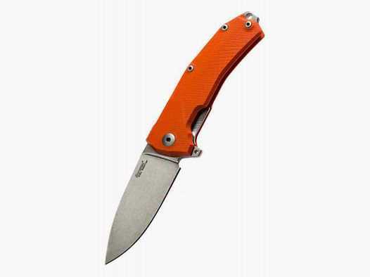 Lionsteel KUR Taschenmesser Sleipner G10 Orangener Griff