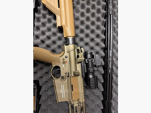 HECKLER UND KOCH HK M110 A1 GBB SOFTAIR GEWEHR Ink. Visier