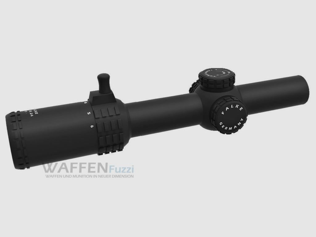 Falke 1-6x24 TAC GEN 2 met verlicht puntdradenkruis, afbeelding 2 van 2