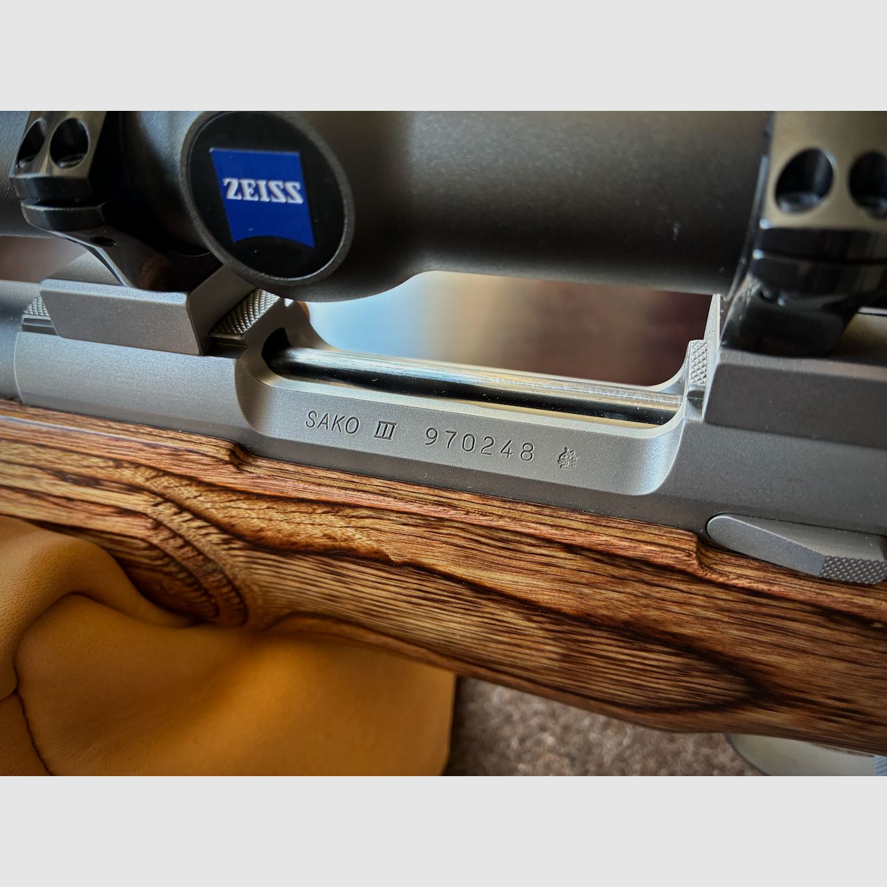 Sako 75 Varmint Laminated Stainless im Kaliber .308 Winchester mit Zeiss Duralyt 3–12x50