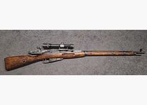 Mosin Nagant Tula 1935 PE francotirador con montaje Smirnskiy 7,62x54R