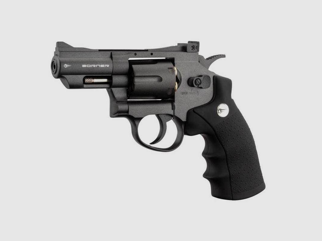 CO2 Revolver Borner Super Sport 708 BB's Kal. 4,5 mm, afbeelding 1 van 4
