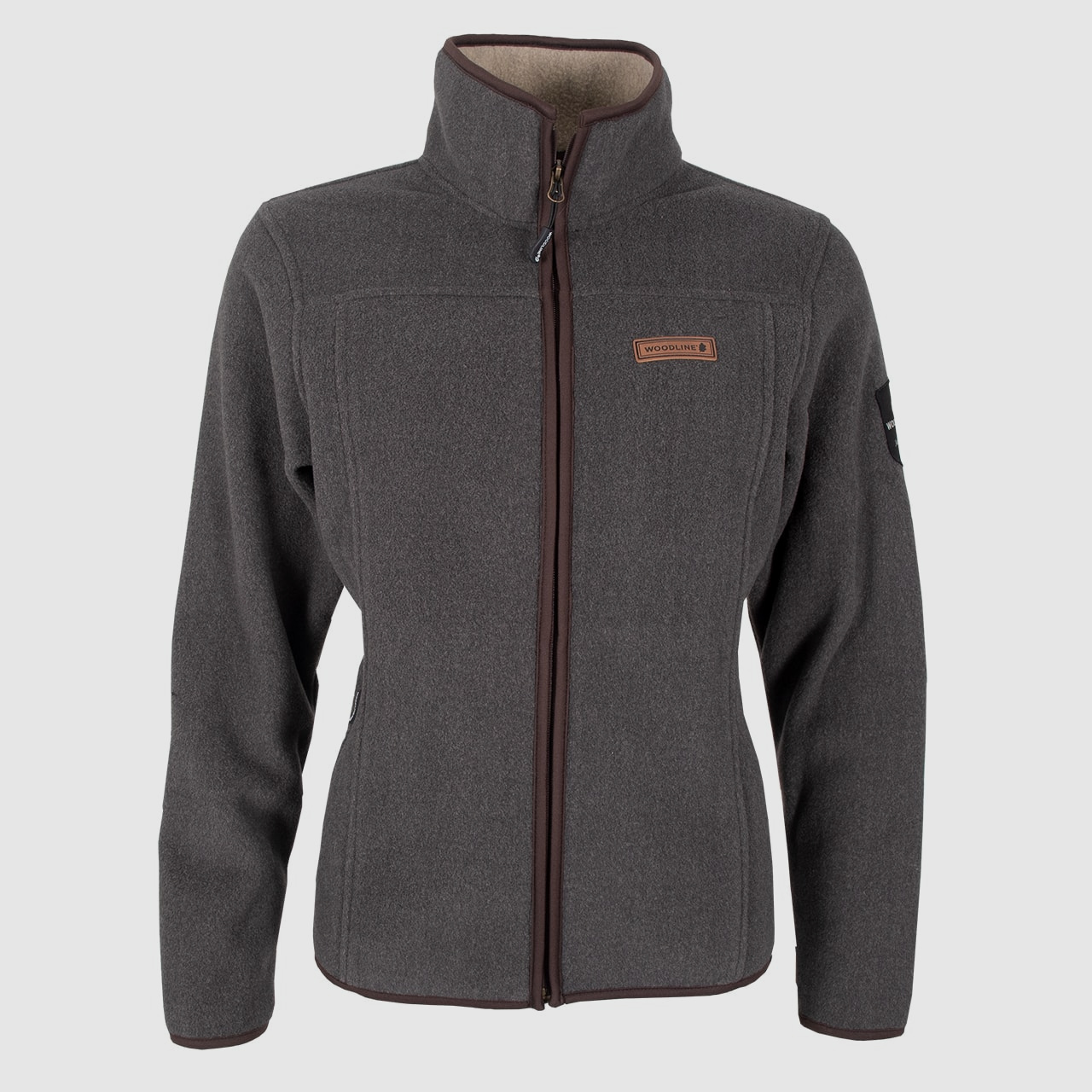 Woodline Bolmen Veste en Fleece Femme Grise - 34