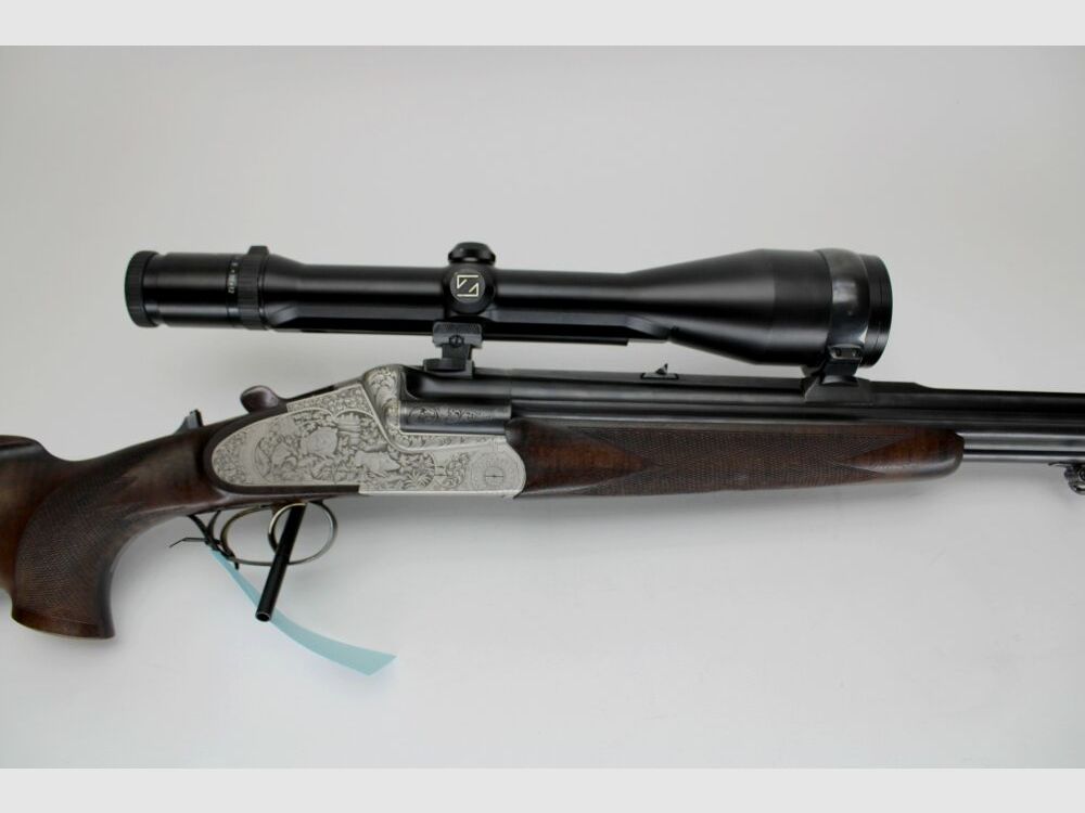 Bockdrilling Heym 35 mit Zeiss 3-12x56	 8x75R;20/76;5,6x50RMag