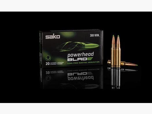 SAKO POWERHEAD BLADE - .308WIN - 162GRS,/10,5G - 20 SCHUSS - BLEIFREI