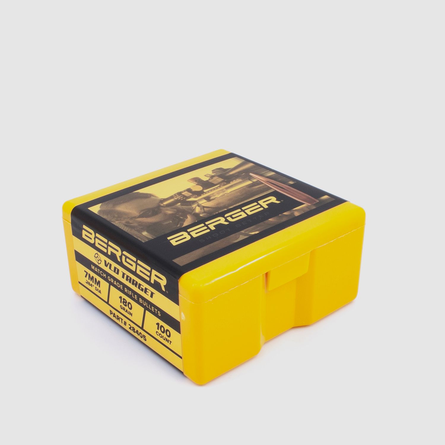Proiettile Berger 7mm/.284 VLD Target 180GR 100 Pezzi