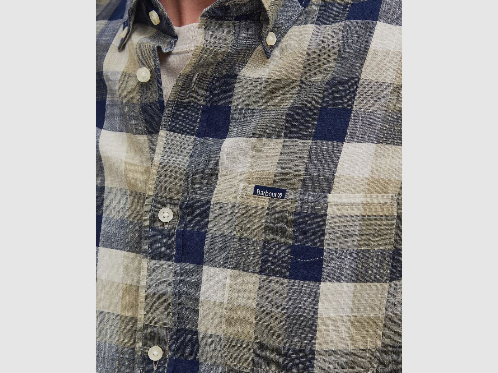BARBOUR Hillroad Tailored Shirt Olijf