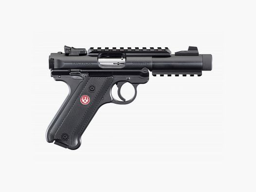 Ruger Pistole, Mark IV Tactical, .22 LR, Blued, 4.40", 10 Schuss
