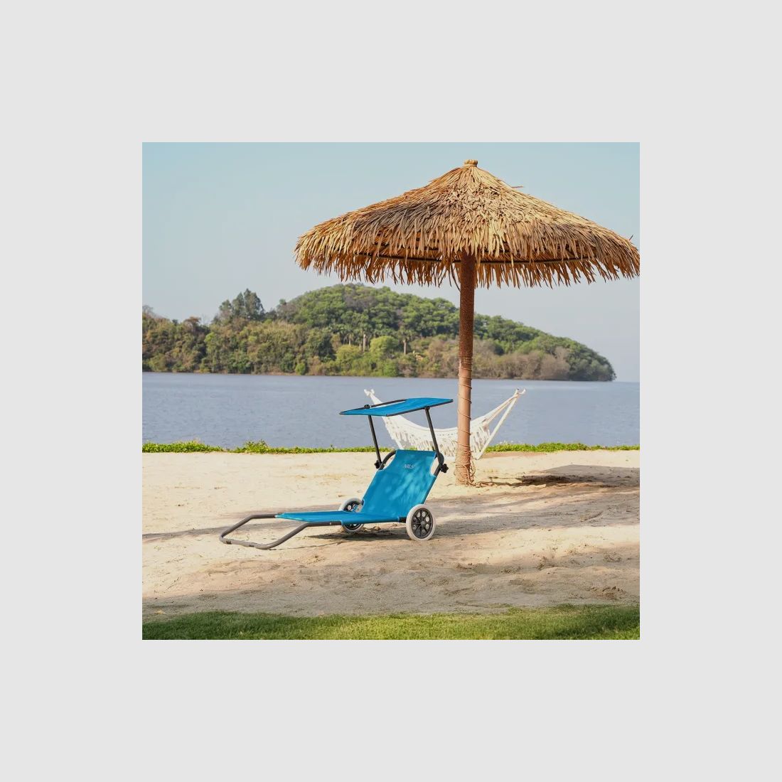 NC3307 Tumbona Azul Tamaño 148x52x57cm
