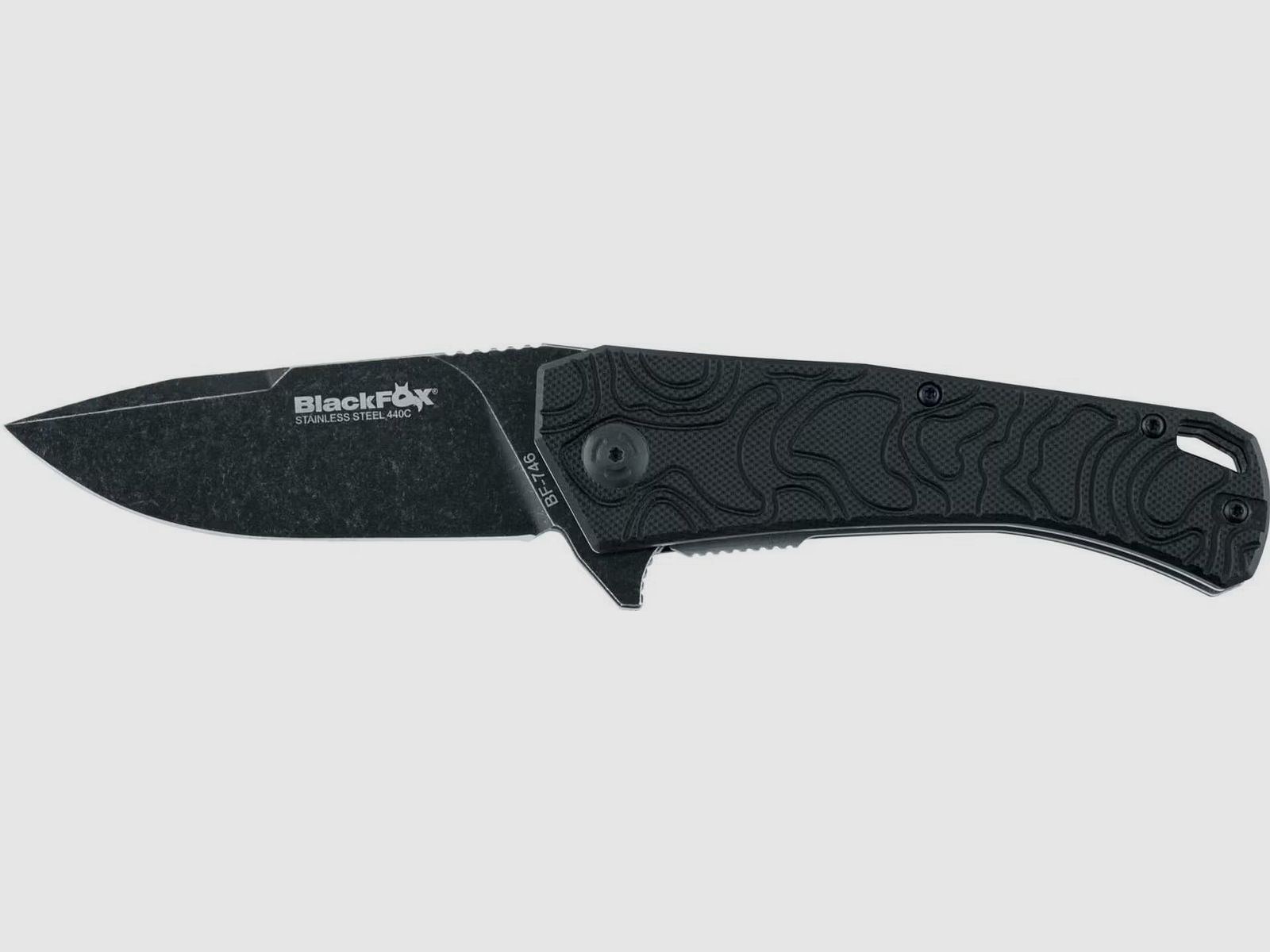 Black Fox Echo1 Liner Lock Knive, 440C Stainless Steel Klinge, G10 Griff
