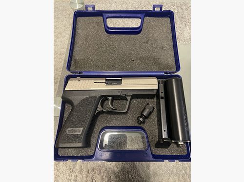 Röhm RG96 Vernickelt 2 Magazine+Schalldämpfer