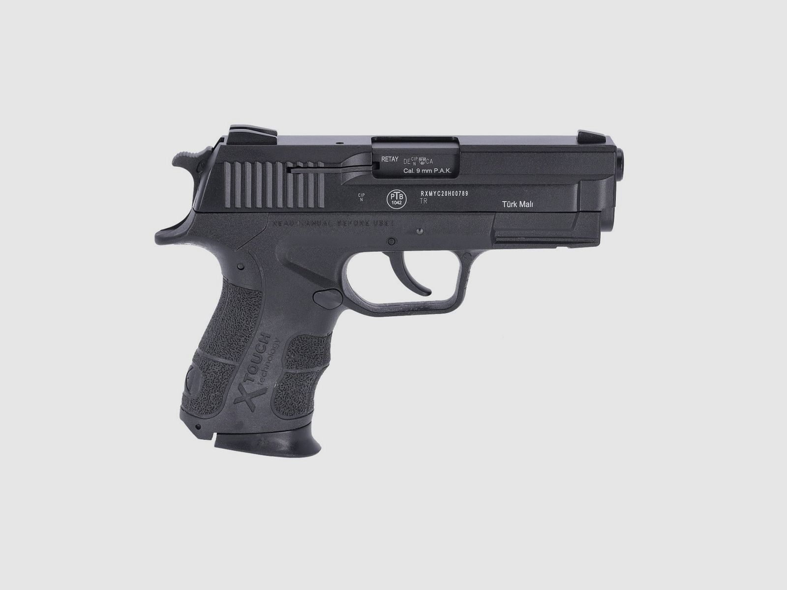 Retay X-Treme Schreckschusspistool 9 mm P.A.K Zwart, afbeelding 2 van 3
