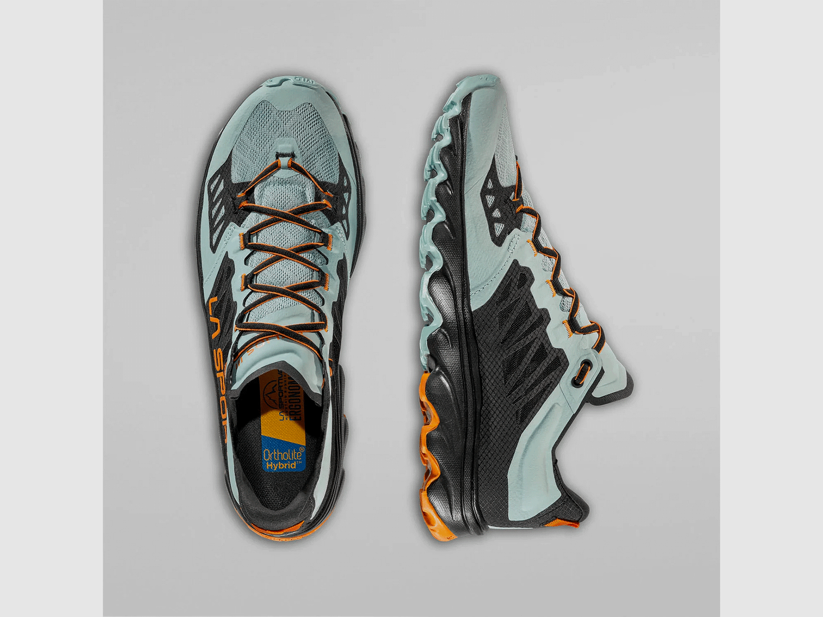 SHOES – MEN – LA SPORTIVA – HELIOS III Black/Hawaiian Sun, image 4 of 8