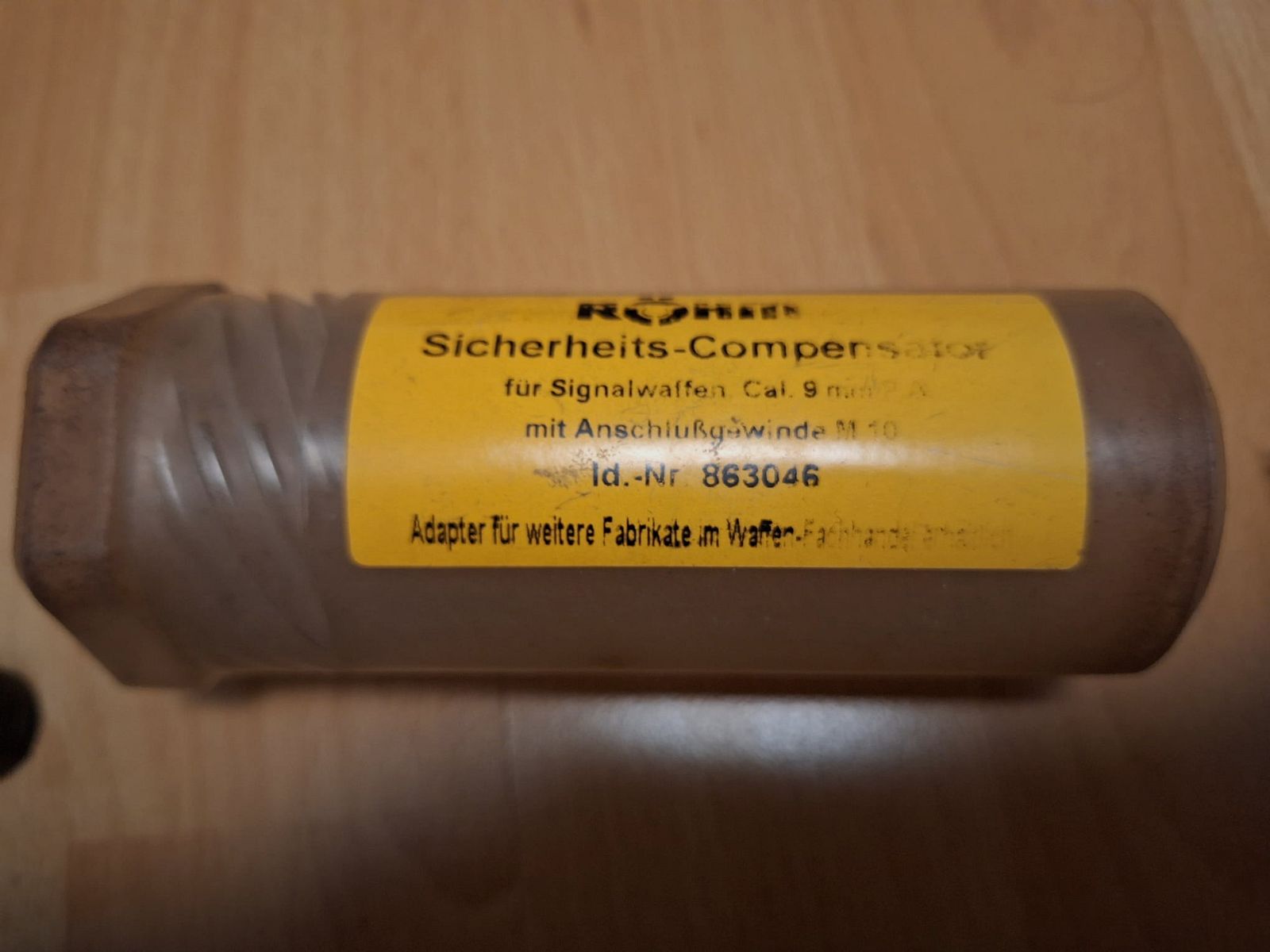 Röhm Sicherheitskompensator/Schalldämpfer Set mit Adaptern und Abschussbechern