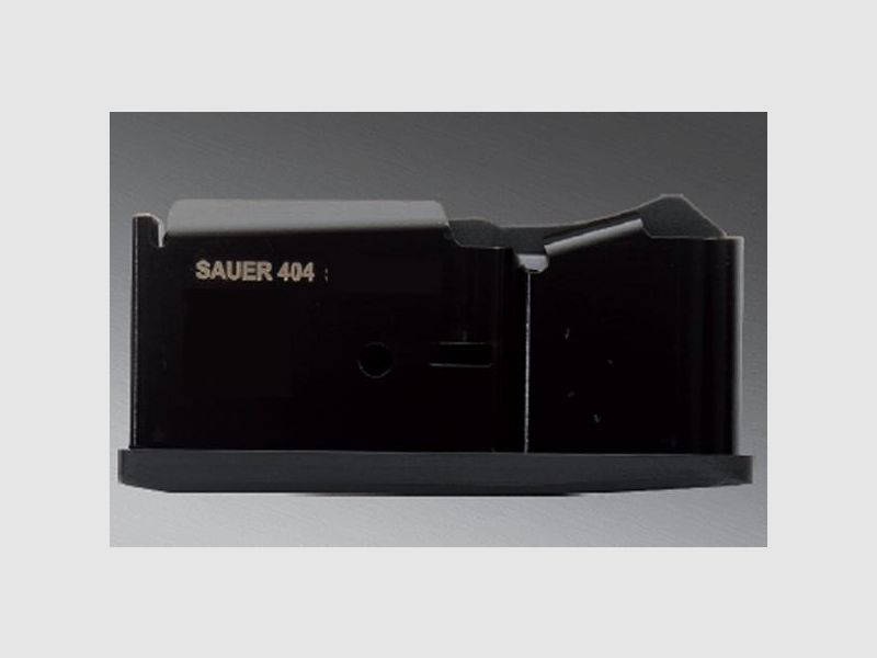 SAUER Magazin f. 404 Medium: 270/30-06 u.a. 3 Schuss Metallboden (matt)