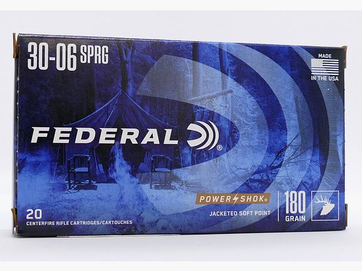 Federal .30-06 Power Shok TM 9,7g/150gr Büchsenpatronen