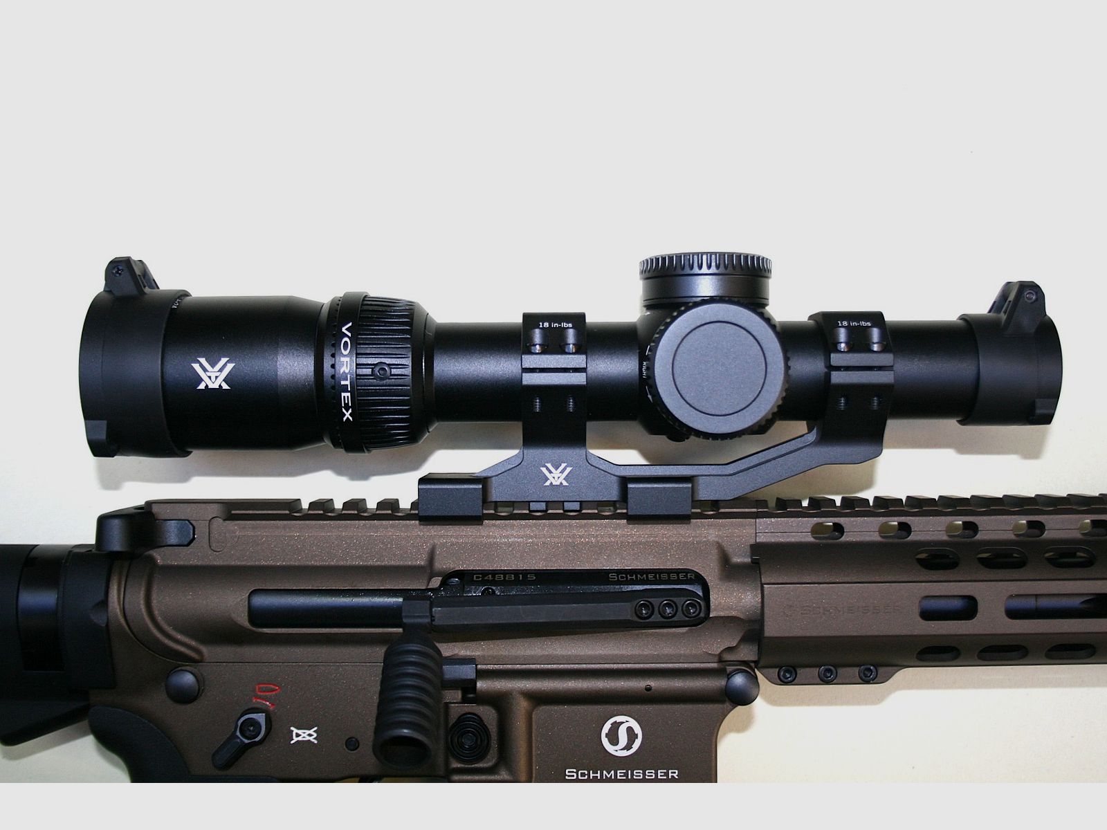 Pack Repetierbüchse SCHMEISSER SP15 Bronze Kal.222 mit teleskopierbarem Schaft + Zielfernrohr VORTEX Venom 1-6×24 + Vortex Montageringe + DAKOTA Carbon Zweibein, Bild 6 von 12