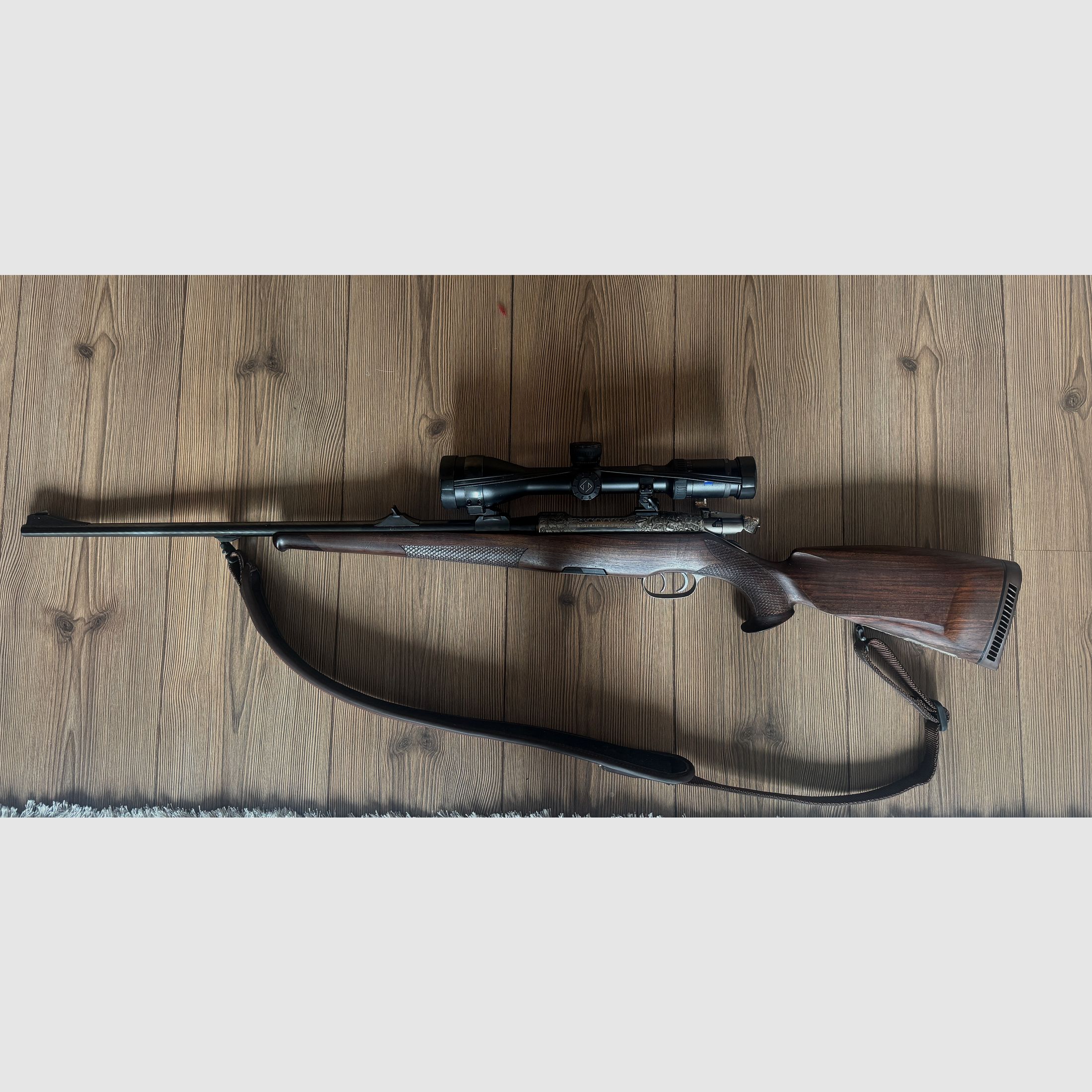 Steyr Mannlicher Luxus Repetierer .243 Win con pregiata incisione & Zeiss Victory HT