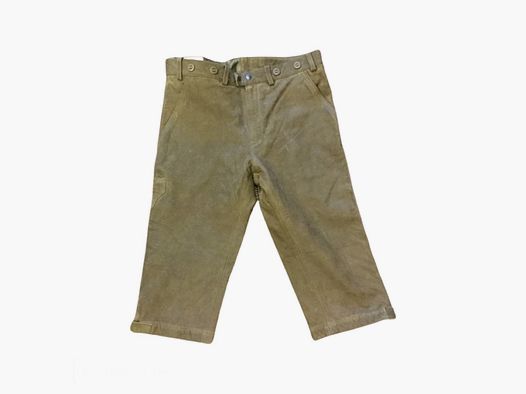 Waidmann Lederen Broek 3/4 driekwart - Buffel leer / Leren Heren