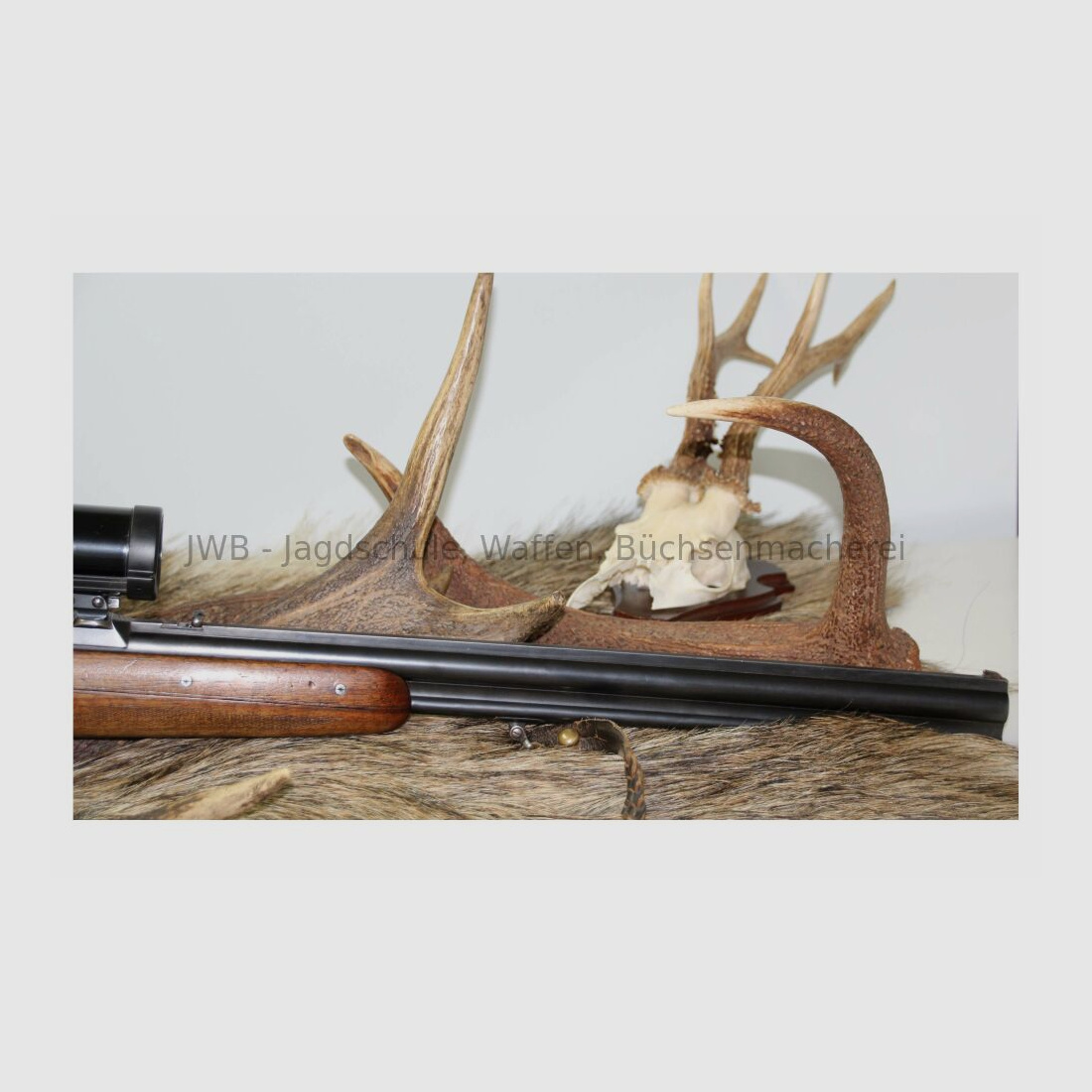 Merkel bolt-action rifle Q1 with Zeiss Diatal 7x65R; 12/70