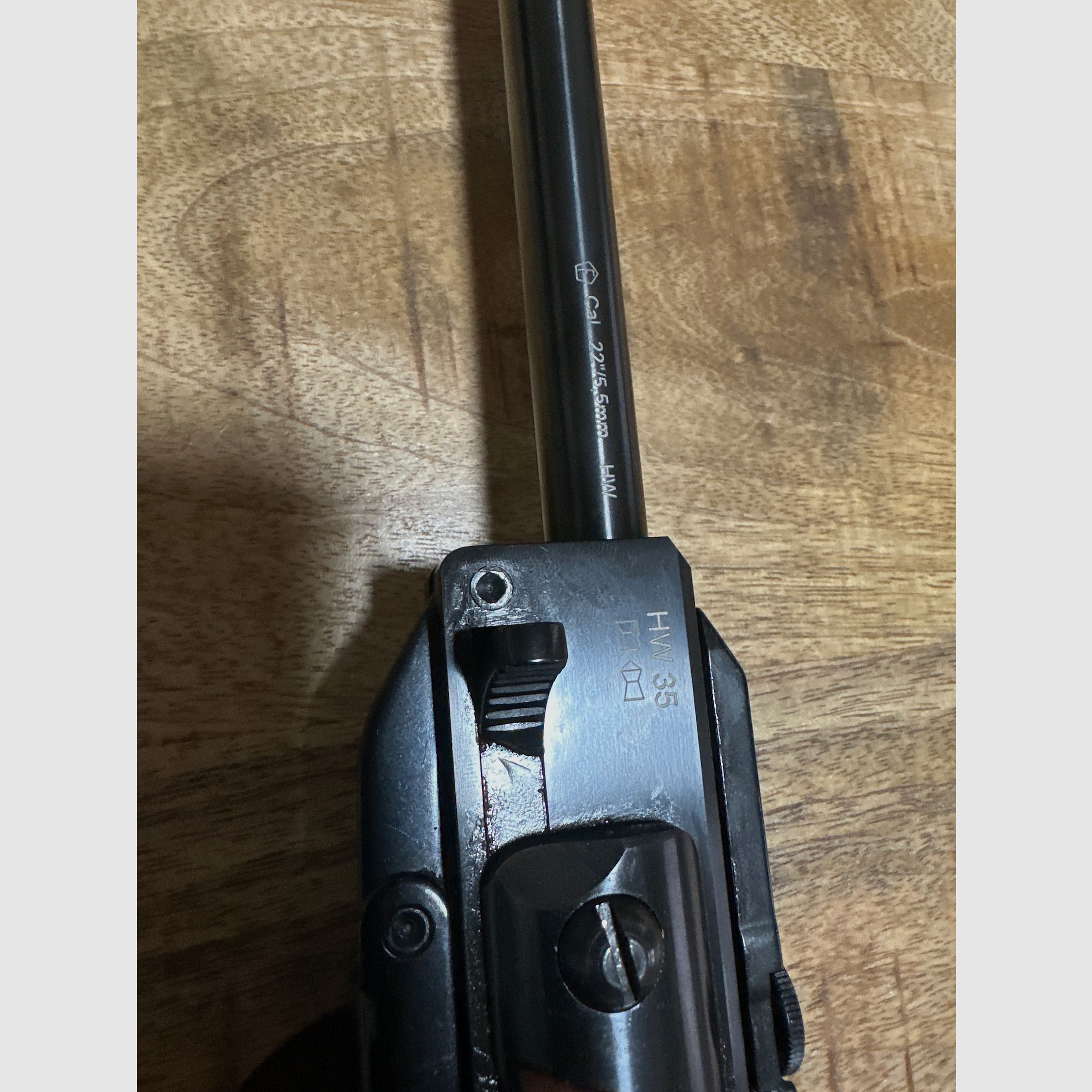 Weihrauch Luftgewehr HW 35 cal. 5,5 mm .22 mit F Kennzeichen 
