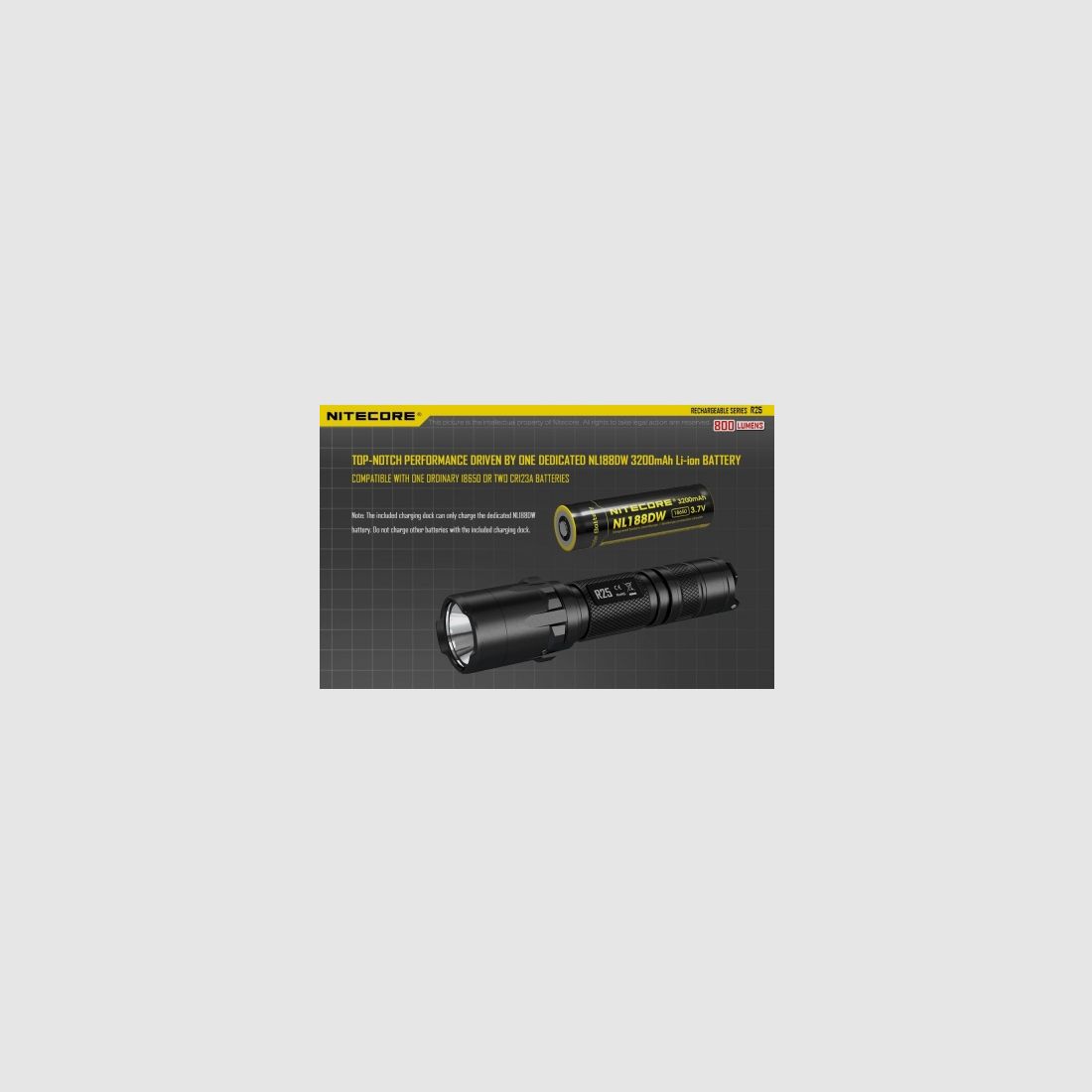 Latarka Nitecore R25 800 Lumenów, zdjęcie 10 z 30