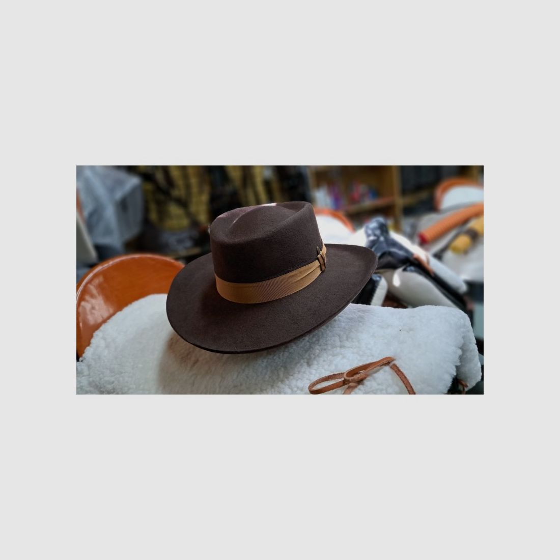 CHAPEAU SOLOMONS MARRON, image 4 sur 4